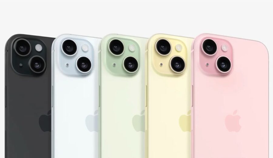 Colores del iPhone 15.