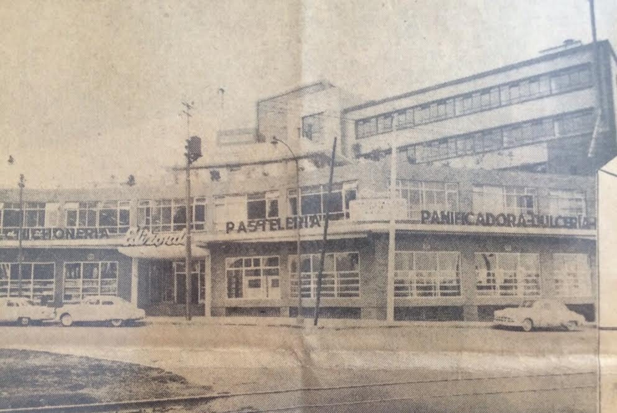 Pastelería Elizondo en 1960